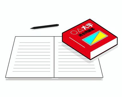 受験勉強③ 受験,大学受験,入試,受験勉強,勉強のイラスト素材