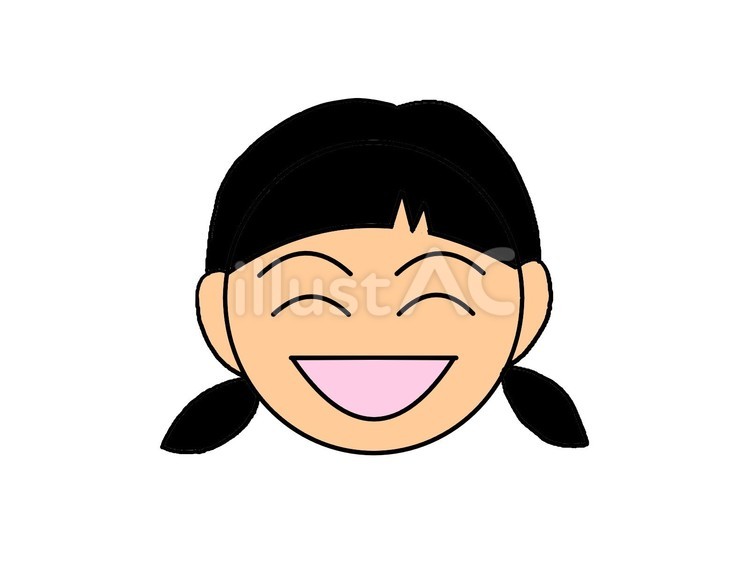 女の子(笑)イラスト - No: 23254830｜無料イラスト・フリー素材なら「イラストAC」