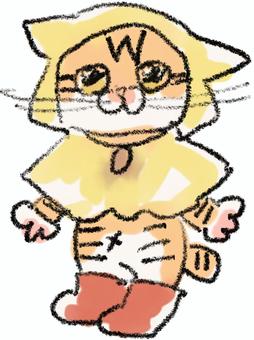 Cat in a raincoat, JPG and PNG Cat in a raincoat, cat, animal, tea tiger, JPG and PNG