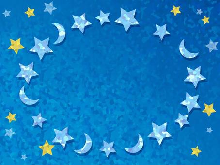 夜のイメージのフレーム