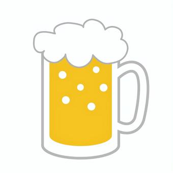 生ビール 生ビール ビール,生,ビールジョッキ,宴会,飲み物,アルコールのイラスト素材