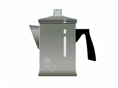 ケトル ケトル,コーヒー,お湯,キャンプ,ヤカン,お茶,アウトドア用のイラスト素材