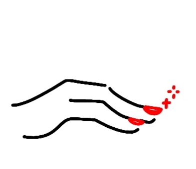 綺麗なネイルをした爪のイラスト 爪,ネイル,綺麗,美しい,輝く,自信,美,強さ,きらめきのイラスト素材