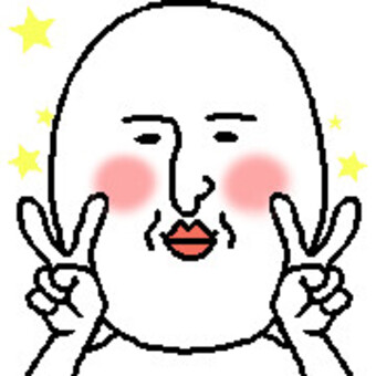 ピースサインをするおっちゃん ピース,サイン,きらきら,星,嬉しい,喜ぶ,るんるん,わーい,人物,男性のイラスト素材