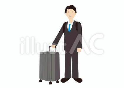 出張する男性会社員2
