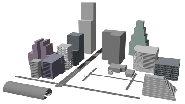 パース都市 ビル,都会,都市,高層ビル,都,市街,シティ,市街地,タウン,市のイラスト素材