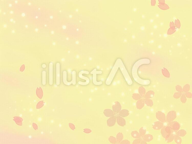 桜の背景2 さくら,背景,クリーム色のイラスト素材