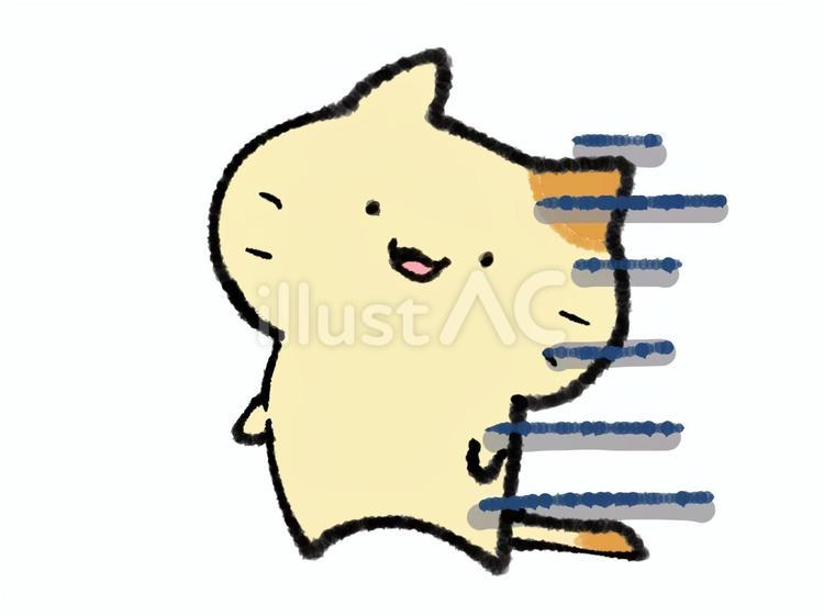 虚しさに包まれる猫ちゃん 猫,虚しい,残念のイラスト素材