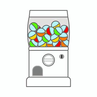 ガチャガチャ本体 ガチャガチャ本体 ガチャガチャ,本体,マシン,カプセルトイ,おもちゃ,白,ガチャマシーン,ベクター,シンプル,ガチャポンのイラスト素材