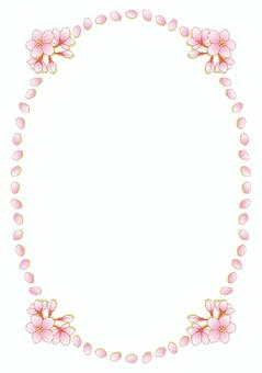 桜フレーム1-カラー