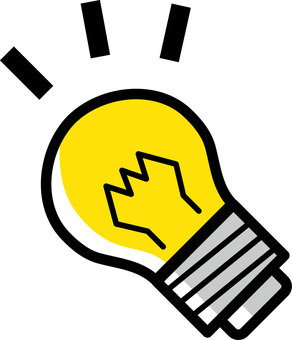 電球輝きライト 電球,電気,豆電球,ライト,光,輝き,ひらめき,アイデア,マーク,ピクトグラムのイラスト素材
