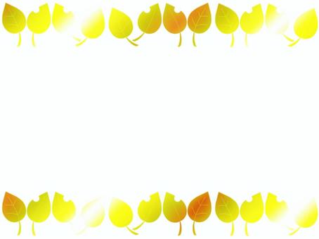 葉っぱのフレ−ム