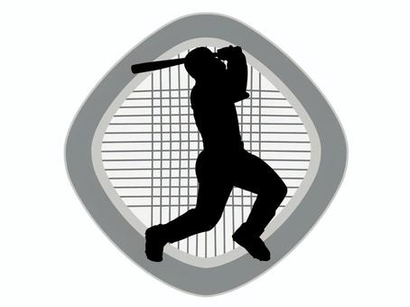 ベースボール ベースボール ベースボール,野球,スポーツ,球技,ドーム,球場,野球場,プロ野球,メジャーリーグ,社会人野球のイラスト素材