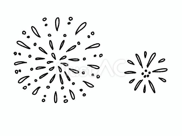 fire works 花火,打ち上げ花火,夏のイラスト素材