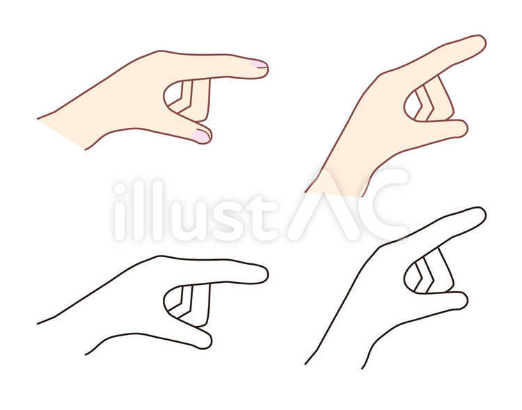 人差し指 人差し指,指,手のイラスト素材