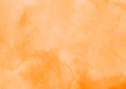 水彩背景_オレンジ01 オレンジ,水彩,背景,水彩画,橙色,手描き,絵の具,透明感,アナログ,にじみのイラスト素材