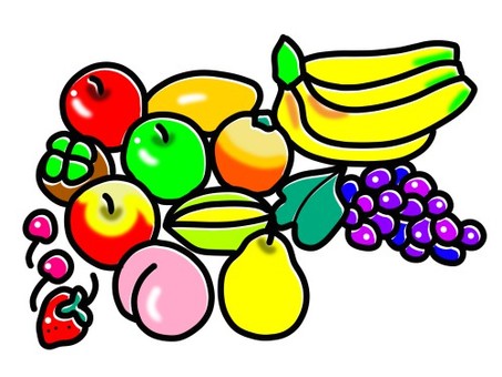 Illustration, fruits, food, illustration, JPG