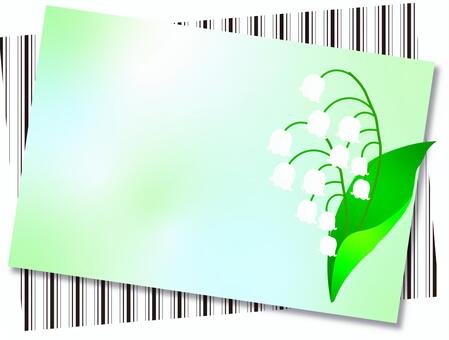 Illustration, lily of the valley, flower, frame, 