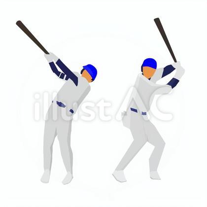 野球、バッティング。