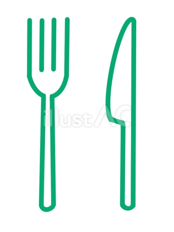 ナイフ_フォーク-3 ナイフ,フォーク,食器のイラスト素材