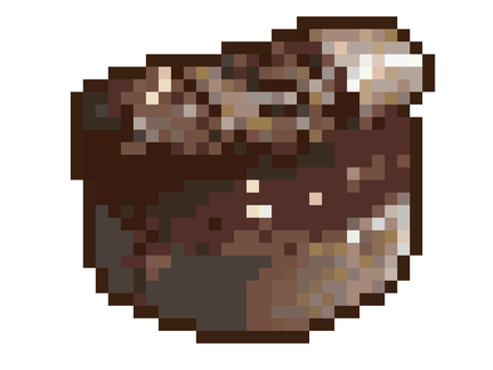 Pixel art chocolate cake, JPG and PNG Pixel art chocolate cake, valentine's day, chocolate, dot picture, JPG and PNG