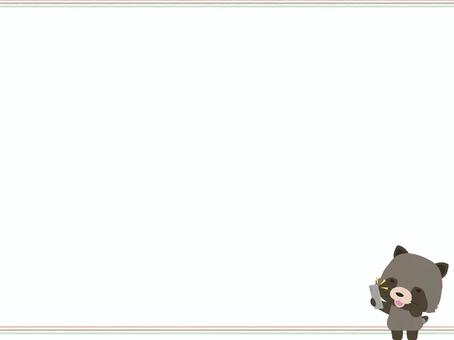 셀카_너구리_프레임, JPG, PNG 및 AI 셀카_너구리_프레임, , JPG, PNG 및 AI