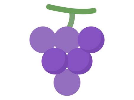 Illustration, grape, fruit, edible, 