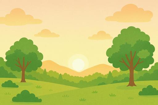 自然をテーマにしたイラスト11