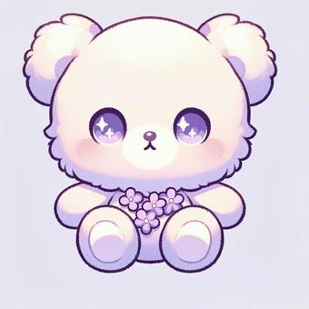 mauve bear, , JPG and PNG