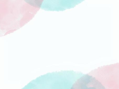 ピンクとミントグリーンの水彩背景アート ピンク,ミントグリーン,水彩,淡い,やさしい,柔らかい,抽象,アブストラクト,背景,テクスチャのイラスト素材