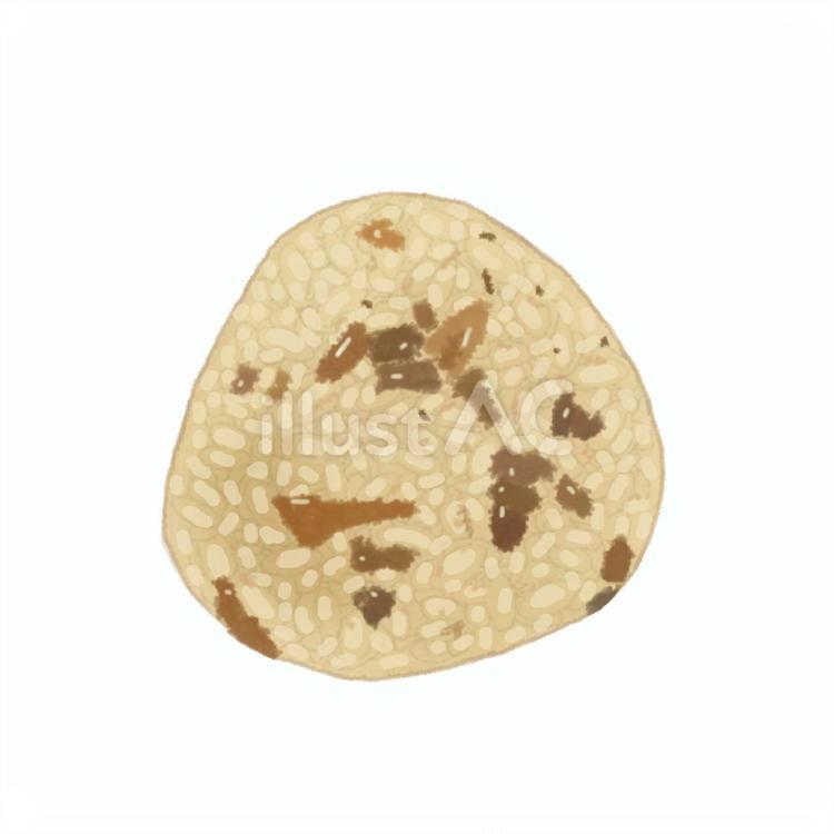 鶏めしのおにぎり１個（2） 鶏めし,おにぎり,鶏のイラスト素材