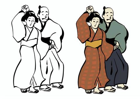 フォークダンスイラスト 無料イラストなら イラストac