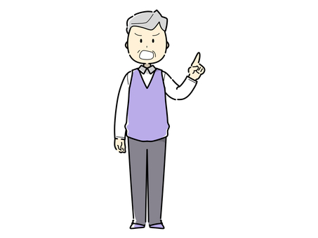 指をさす注意する全身おじいさん 指をさす注意する全身おじいさん 全身,おじいさん,注意,指さす,老人,高齢者,祖父,シニア,年寄り,白髪のイラスト素材