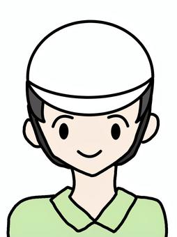 ヘルメット白　男性 ヘルメット,人物,安全ヘルメット,安全第一,事故防止,シンプル,男性,作業着,生活のイラスト素材