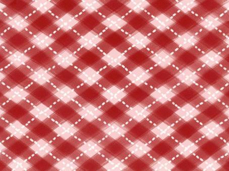 Hand-painted Argyle pink, argyle, check, pink, JPG