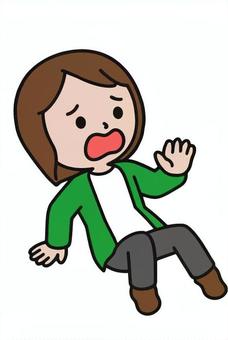 助けを求める人 助けを求める人 助け,困惑,苦難,別れ,未練,悲しみ,絶望,愕然,不幸,主婦のイラスト素材