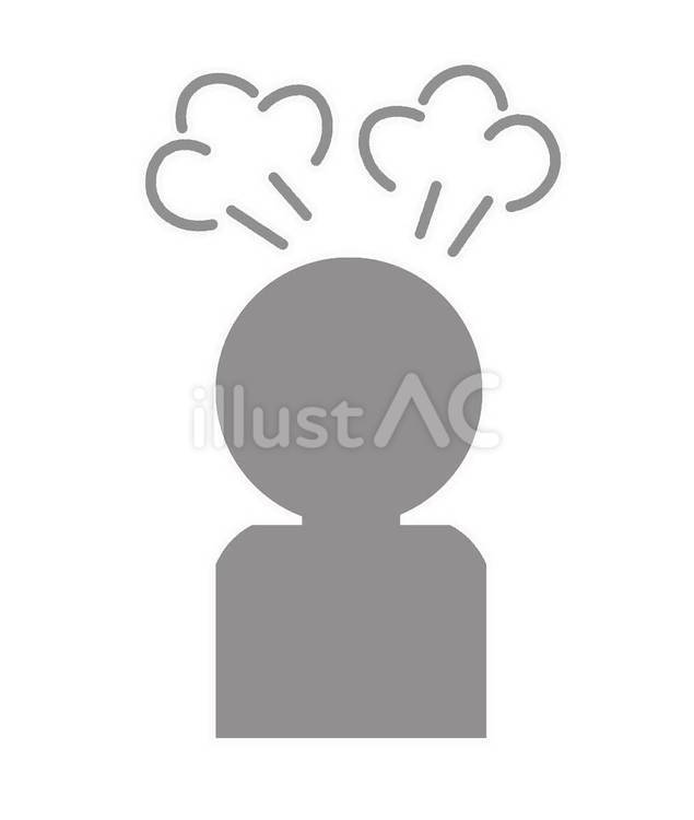 怒っている人（憤慨） 人物,怒る,憤慨のイラスト素材