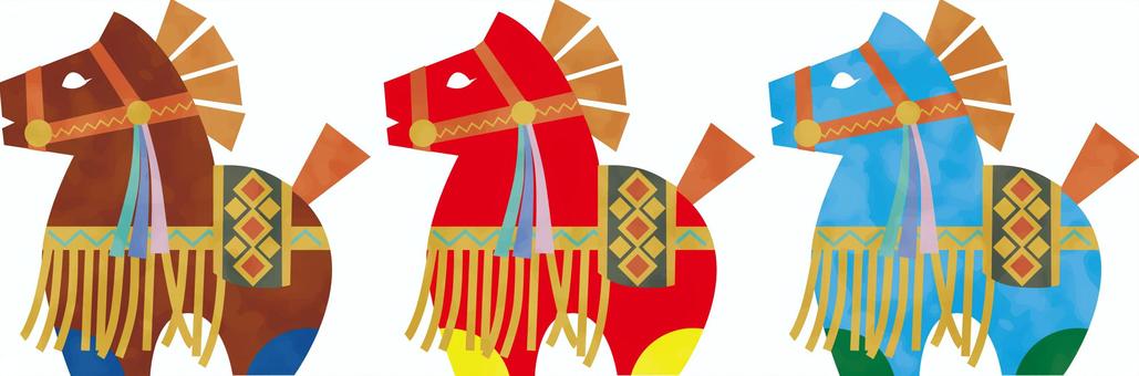 2026年 午年用年賀状素材45 2026年 午年用年賀状素材45 午年,午,2026,年賀状,テンプレート,年賀はがき,馬,馬年,年賀,新年のイラスト素材