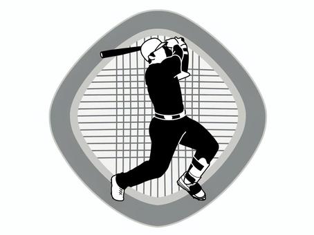 ベースボール ベースボール ベースボール,野球,スポーツ,球技,ドーム,球場,野球場,プロ野球,メジャーリーグ,社会人野球のイラスト素材