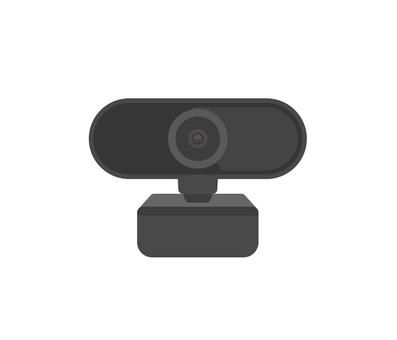 WEBカメラ,フラットイラスト webカメラ,オンライン,リモート,ビデオ会議,ウェブ,シンプル,ベクターのイラスト素材