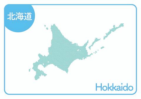 Illustration, hokkaido, map, silhouette, 