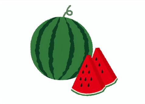 watermelon, a watermelon, watermelon, summer, JPG, PNG and AI