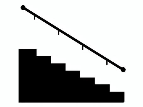 階段マーク 階段,段,マーク,標識,デザイン,案内,目印,表示,サイン,手すりのイラスト素材