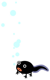 Illustration, tadpole, amphibian, animal, 