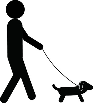 Dog pet walk walk mark, , JPG, PNG and AI