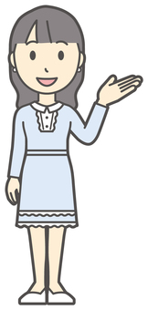  ワンピースお嬢様-054-全身