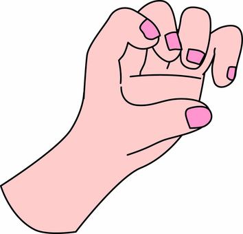 手つかむ　 手,つかむ,伸ばす,取る,指,腕,シンプル,線画のイラスト素材