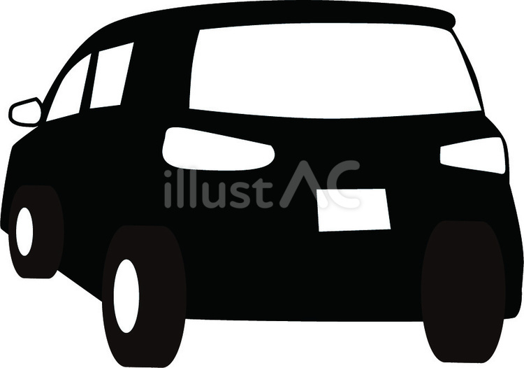 普通車 普通車,車体,後ろのイラスト素材