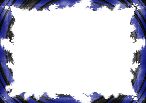 不安なイメージ（モヤフレームブルー） 背景,フレーム,枠,不安,ネガティブ,マイナス,グラデーション,デメリット,線,流線のイラスト素材