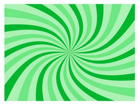 明るい緑の渦巻き背景イラスト 緑,かわいい,イラスト,うずまき,渦,カジュアル,派手,旋回,放射線,背景素材のイラスト素材
